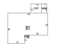 118 Oak Hill St, Newton MA  02459-3433 floor plan