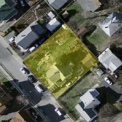 202 Chapel St, Newton MA  02458-1308 aerial view