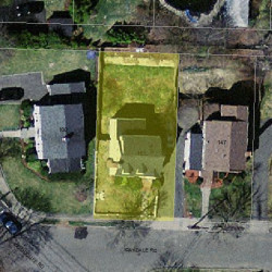 151 Oakdale Rd, Newton MA 02461-1812 aerial view
