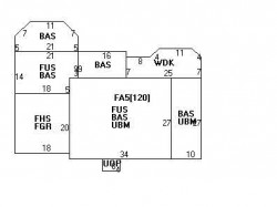 84 Carlton Rd, Newton MA 02468-1916 floor plan