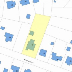 59 Pine Ridge Rd, Newton MA 02468-1616 plot plan