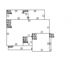 55 Hanson Rd, Newton MA  02459-3516 floor plan