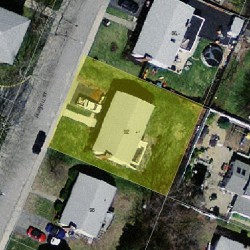 92 Farwell St, Newton MA 02460-1067 aerial view