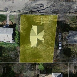 50 Elmore St, Newton MA  02459-1119 aerial view