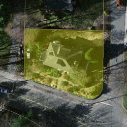 75 Homer St, Newton MA 02459-1512 aerial view