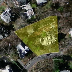 61 Montvale Rd, Newton MA 02459-1361 aerial view