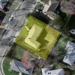 90 Truman Rd, Newton MA 02459-2664 aerial view