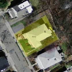 60 Wildwood Ave, Newton MA 02460-1322 aerial view