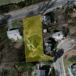 22 Gray Birch Ter, Newton MA  02460-1829 aerial view