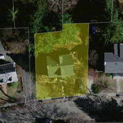 39 Shornecliffe Rd, Newton MA 02458-2437 aerial view