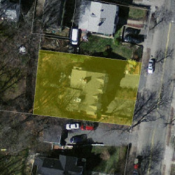 395 Lowell Ave, Newton MA 02460-2148 aerial view