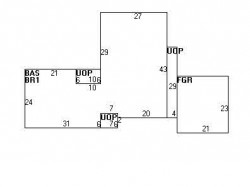 96 Farlow Rd, Newton MA 02458-2439 floor plan