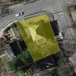 3 Lewis St, Newton MA 02458-1824 aerial view