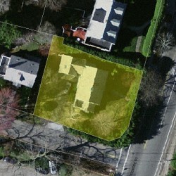 735 Centre St, Newton MA  02458-2531 aerial view