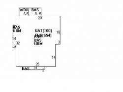 60 Woodbine St, Newton MA 02466-1809 floor plan