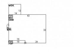 132 Cherry St, Newton MA  02465-1239 floor plan