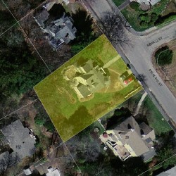 31 Sterling St, Newton MA  02465-2614 aerial view