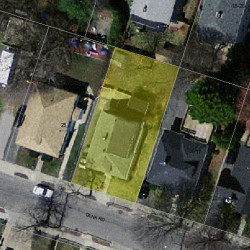 21 Dana Rd, Newton MA 02465-1144 aerial view