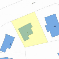 10 Day St, Newton MA 02466-2907 plot plan