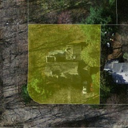 44 Clinton Pl, Newton MA  02459-1141 aerial view