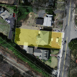 743 Chestnut St, Newton MA 02468-2020 aerial view