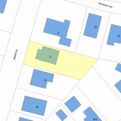 10 Bemis Rd, Newton MA 02460-1205 plot plan