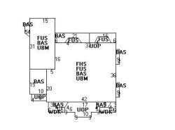 292 Franklin St, Newton MA  02458-2301 floor plan