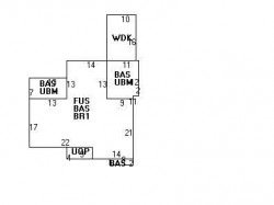 292 Mount Vernon St, Newton MA  02465-2521 floor plan