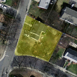 30 Sheridan St, Newton MA  02465-1038 aerial view