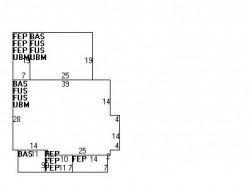 607 Washington St, Newton MA  02458-1451 floor plan
