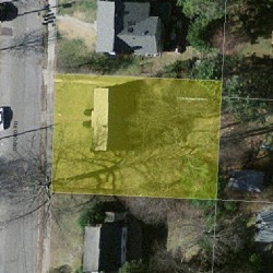 110 Oxford Rd, Newton MA 02459-2406 aerial view