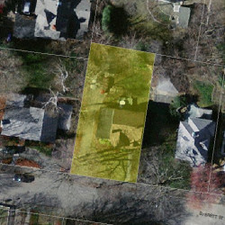 51 Everett St, Newton MA  02459-1926 aerial view
