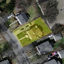 38 Farquhar Rd, Newton MA 02460-2008 aerial view