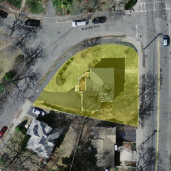 985 Walnut St, Newton MA  02461-1134 aerial view