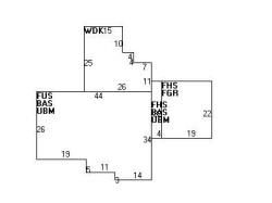 8 Littlefield Rd, Newton MA  02459-3011 floor plan