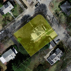 35 Howland Rd, Newton MA 02465-2937 aerial view