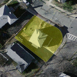 41 Capital St, Newton MA 02458-1301 aerial view