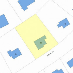 55 Wiswall Rd, Newton MA  02459-3535 plot plan