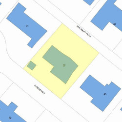 37 Van Wart Path, Newton MA 02459-3720 plot plan