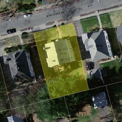 62 Athelstane Rd, Newton MA  02459-2419 aerial view