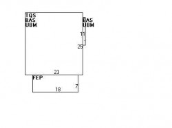 25 Melville Ave, Newton MA  02460-1223 floor plan