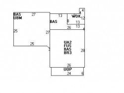 29 Wetherell St, Newton MA  02464-1416 floor plan