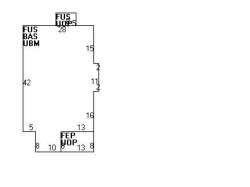 244 Nevada St, Newton MA  02460-1258 floor plan