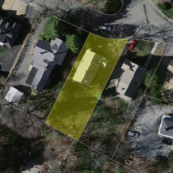 68 Waban St, Newton MA 02458-1415 aerial view