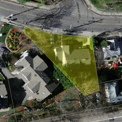 70 Jackson St, Newton MA 02459-2512 aerial view