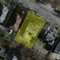 68 Washington St, Newton MA 02458-2220 aerial view