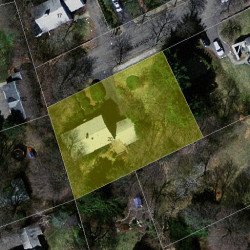 20 Richfield Rd, Newton MA  02465-2426 aerial view