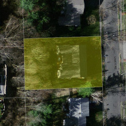 54 Lovett Rd, Newton MA  02459-3106 aerial view