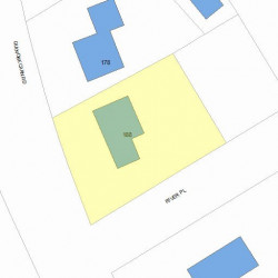 188 Quinobequin Rd, Newton MA 02468-1815 plot plan