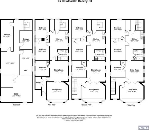 65 Halstead St, Kearny NJ 07032-2077 exterior